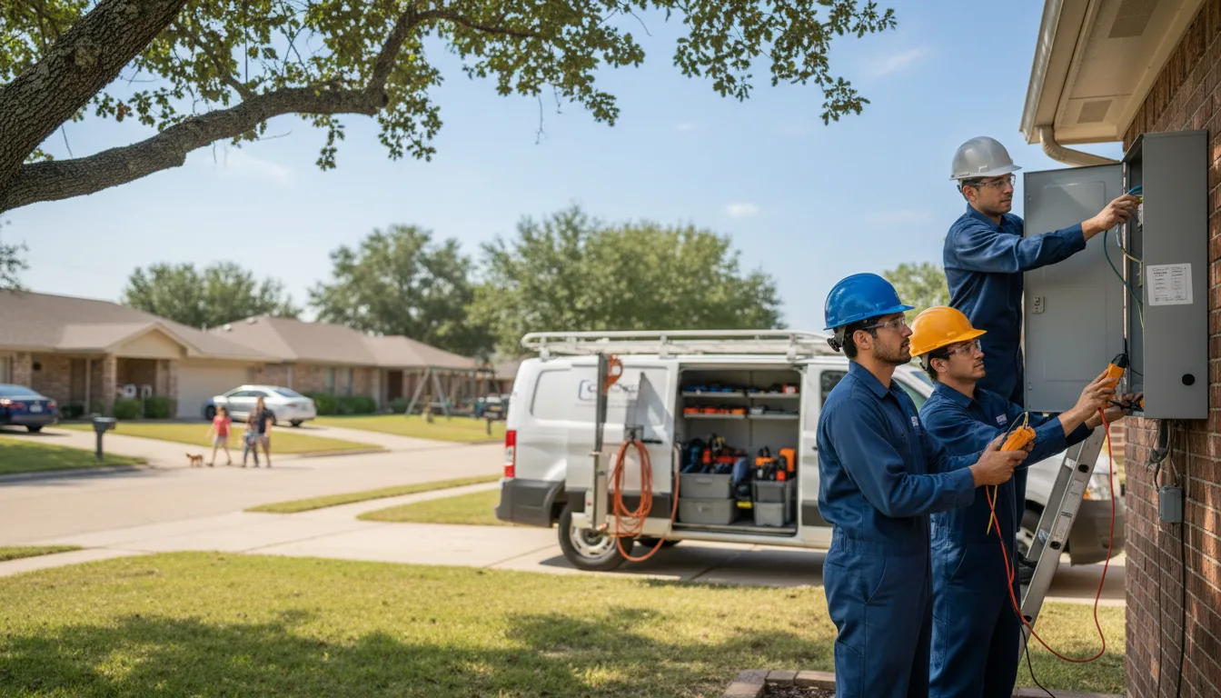 Certified electrician providing emergency electrical services in Polk, NE